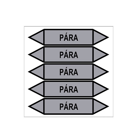 Značení potrubí, pára